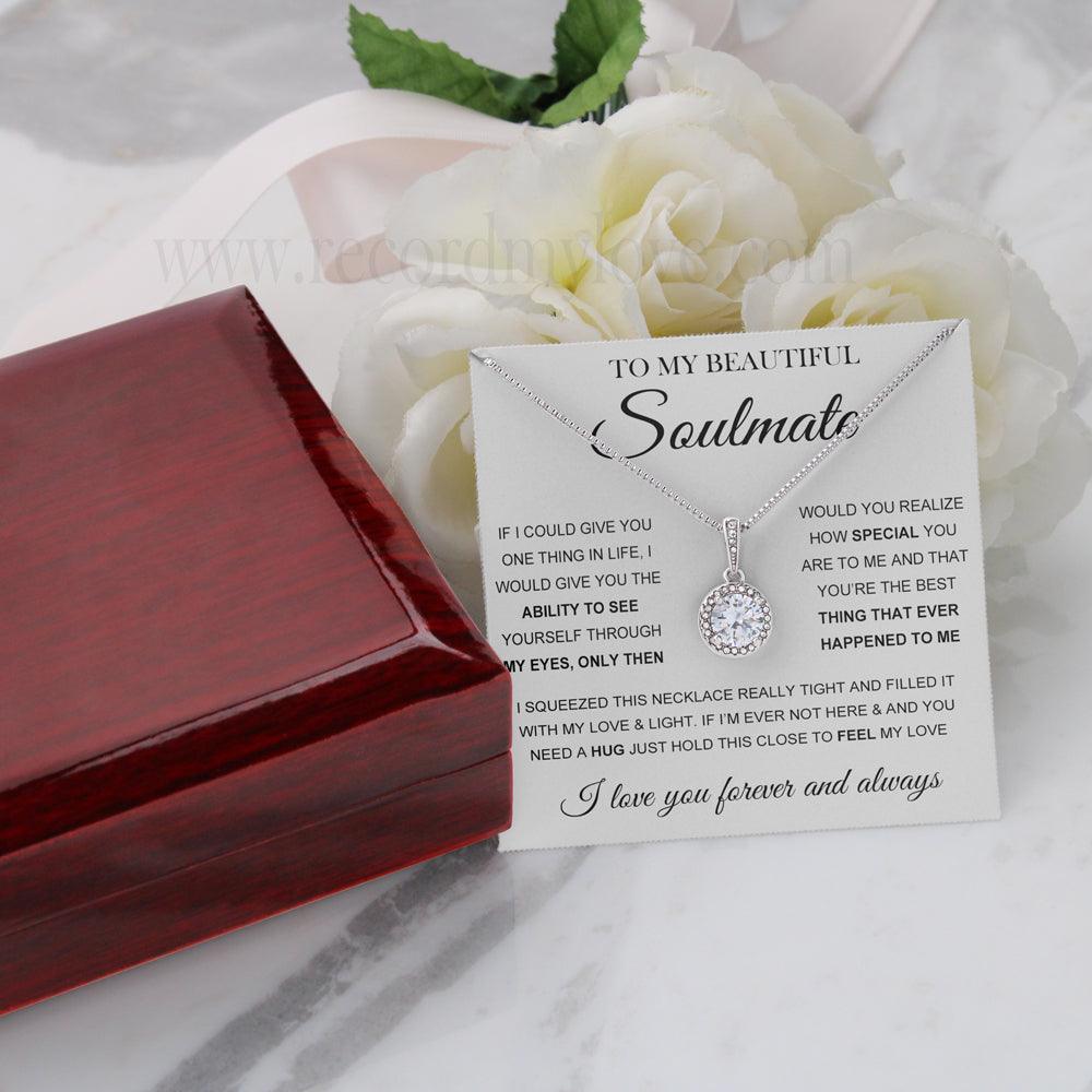Love Necklace To Soulmate❤️-If I Could Give You One Thing In Life - Record My Love