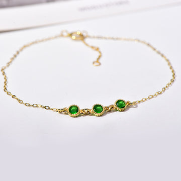 Fashion simple egg tart bracelet