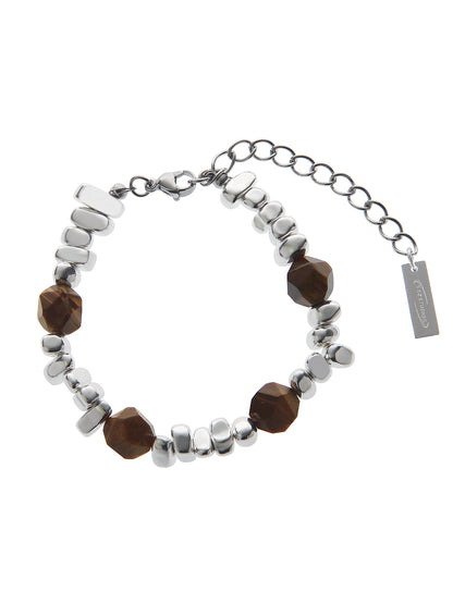 Patchwork Minimalist Beaded Bracelet