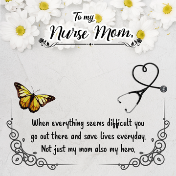 To Nurse/Doctor Message Card