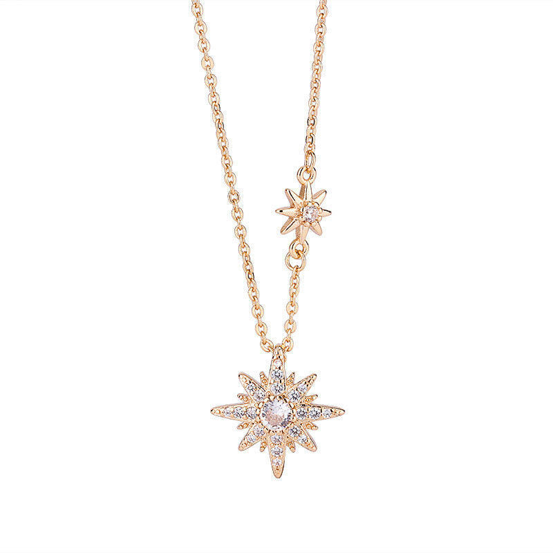 Eight-pointed Star Necklace