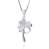 Four-leaf clover necklace