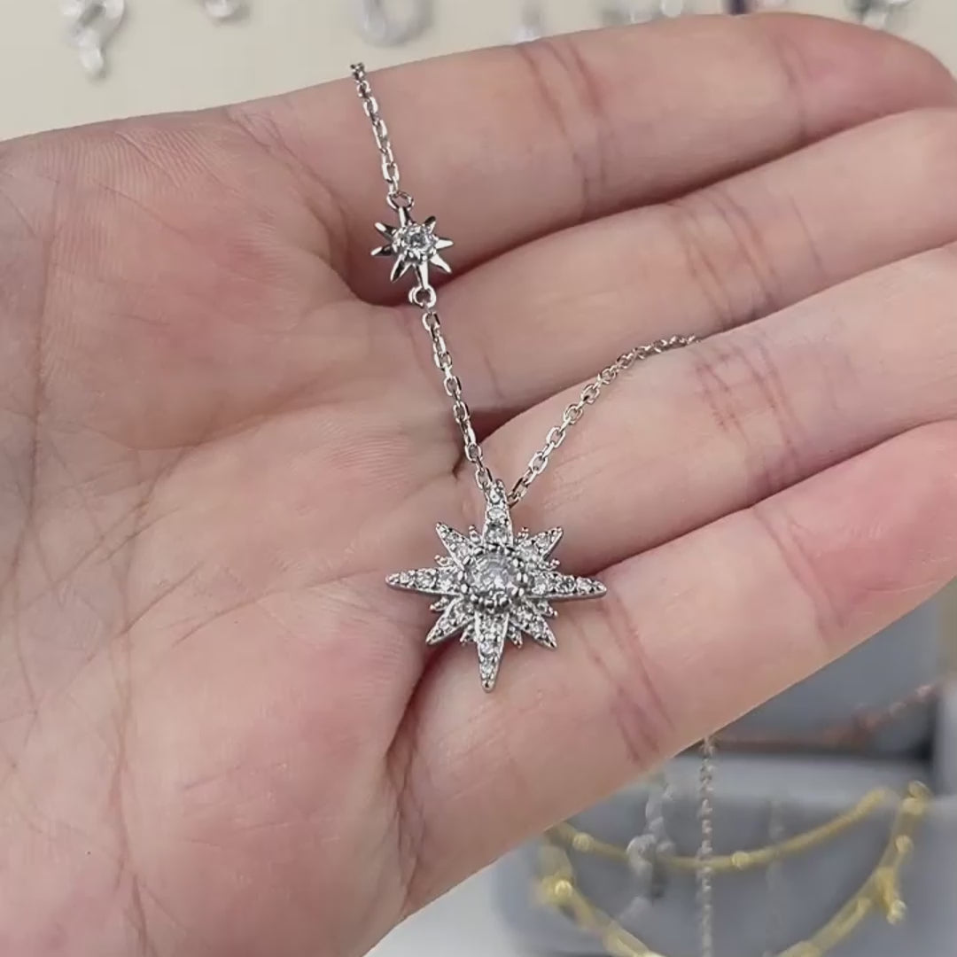 EIGHT-POINTED STAR NECKLACE DISPLAY