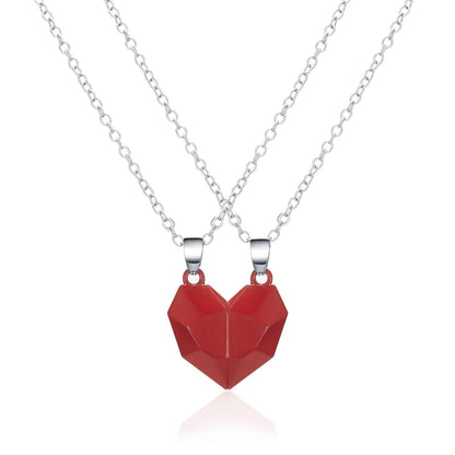 Heartbreak Wish Stone Magnetic Couple Necklace - Record My Love