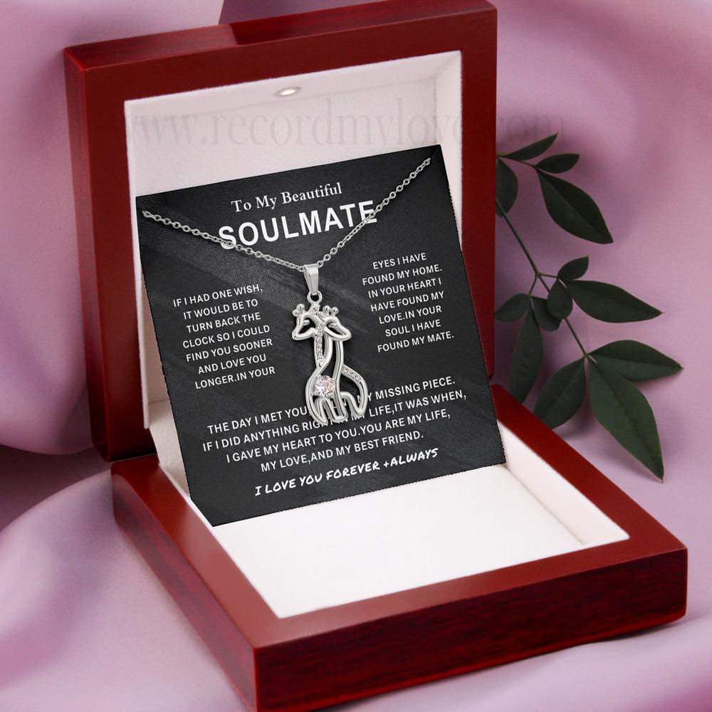 Love Necklace To Soulmate❤️-The Day I Met You - Record My Love