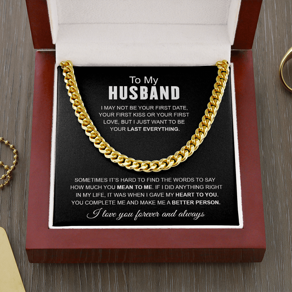 Personalized love necklace for man - Record My Love