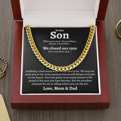 Personalized love necklace for man - Record My Love